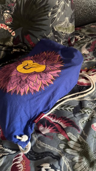 Mochila saco El Rey León azul y rosa