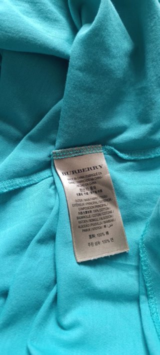 Polo Burberry Verde Azulado
