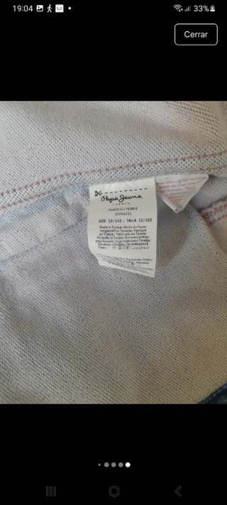 Chaqueta Vaquera Niña Pepe Jeans Azul