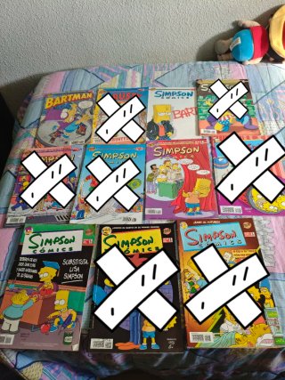 Lote comics Simpson