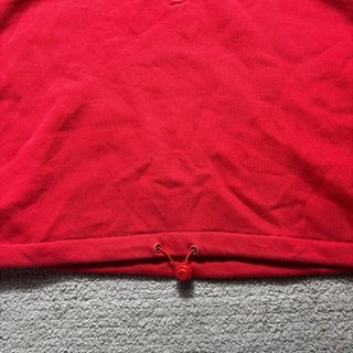 Sudadera Fila Roja Crop Top Media Cremallera