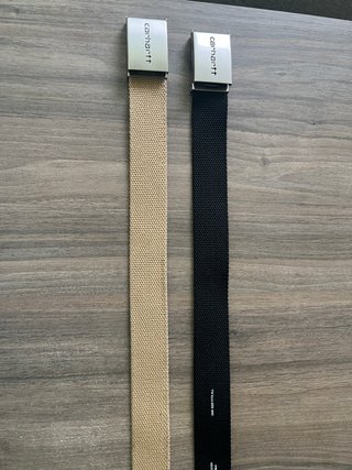 Cinturones Carhartt Beige y Negro Talla Única