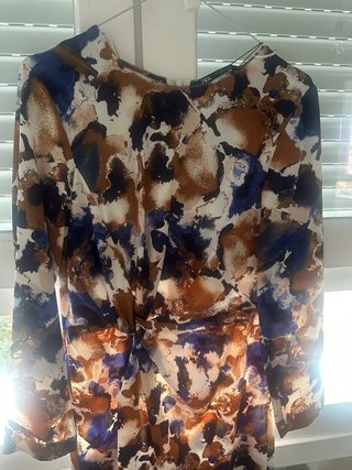 Vestido estampado Zara Talla S