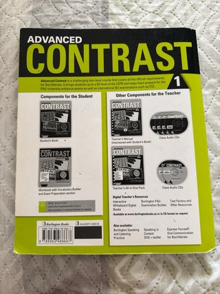 Advanced Contrast, 1º Bachillerato: student's book