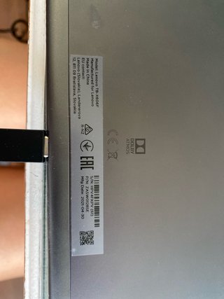 Tablet Lenovo TB-X606F Negra