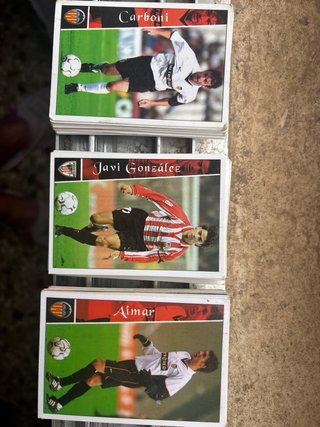 Lote cartas fútbol Liga 2002-2003