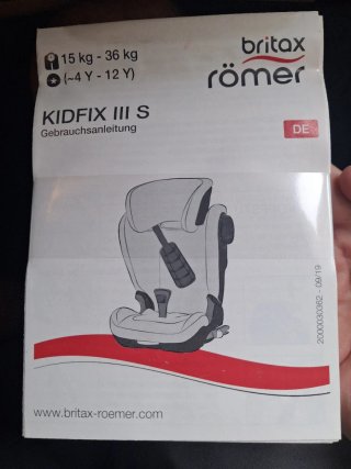 Silla Coche Römer Kidfix III XP-SICT. 15-36 Kilos