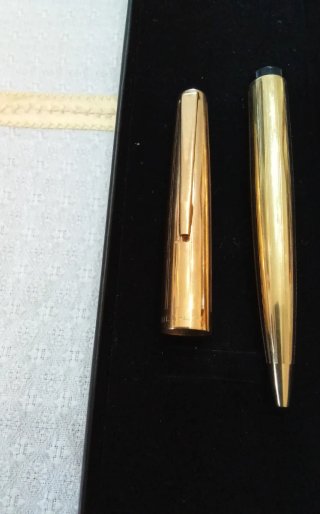 Montegrappa Penna Vintage placcata in oro