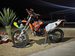 KTM 300 EXC Naranja/Blanca Enduro