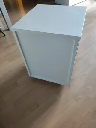 Cajonera de escritorio blanca