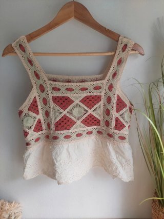 Top crochet ganchillo