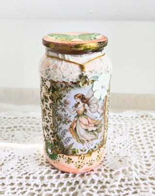 Tarro decorativo Hada Vintage Primavera