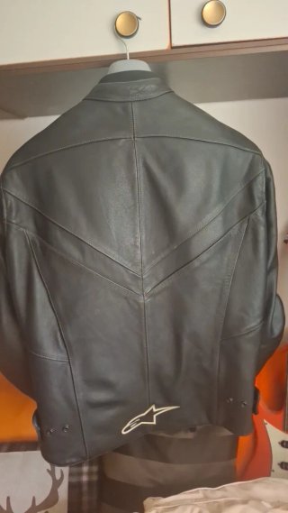 Giacca Moto Alpinestars Nera Sportiva