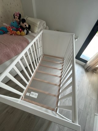 Cuna Ikea Blanca + colchón