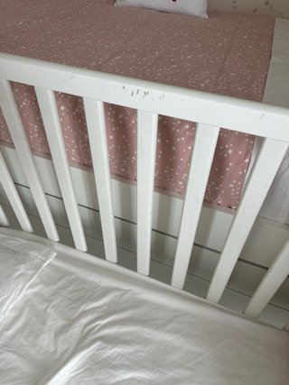 Cuna Ikea Blanca + colchón