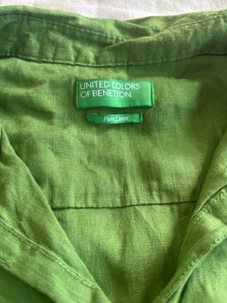 Camisa verde United Colors of Benetton