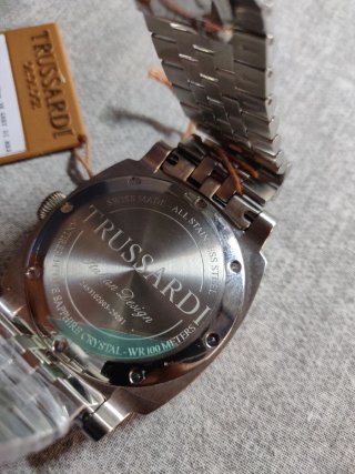 Orologio Trussardi Uomo Acciaio Dorato/Argento
