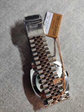 Orologio Trussardi Uomo Acciaio Dorato/Argento