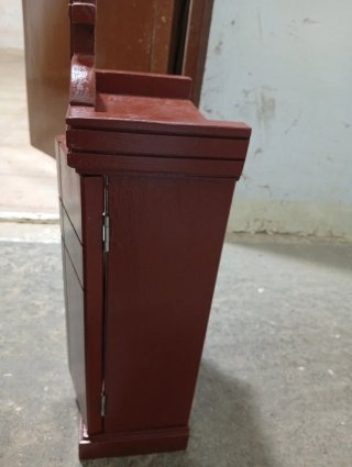 Porta Virgen Cruz Madera Marrón