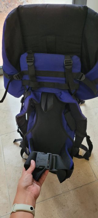 Mochila de paseo azul