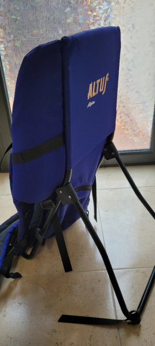 Mochila de paseo azul
