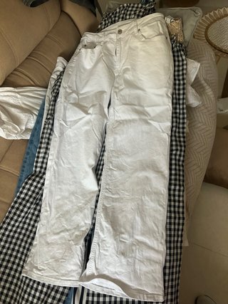 Pantalón vaquero blanco mujer Talla L