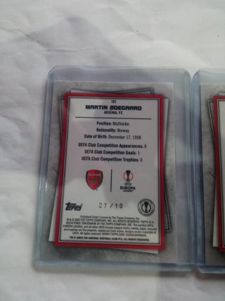 Cromos SuperStar Tops Ødegaard Arsenal  Theo Milan