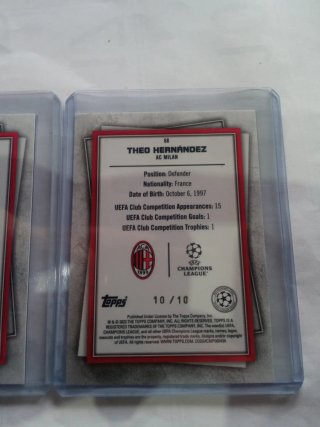 Cromos SuperStar Tops Ødegaard Arsenal  Theo Milan