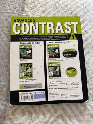 ADVANCED CONTRAST FOR 1º Bachillerato