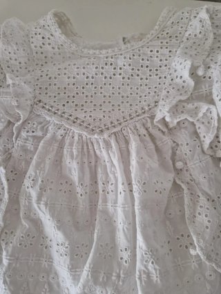 Blusa Sezane blanca bordada