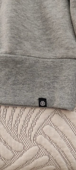 Sudadera Element Gris y Roja