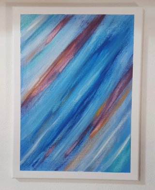Quadro astratto su tela 30x40