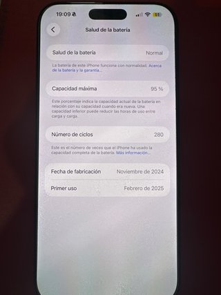 iPhone 16 Pro Max 256 GB color negro