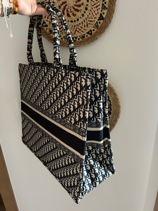 Bolso Christian Dior Grande Beige