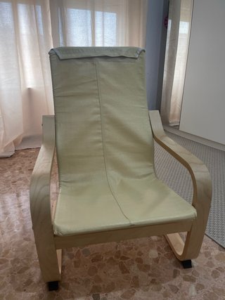 Silla infantil IKEA POÄNG con funda