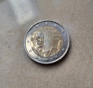 Moneda colección 2 euros. Francia