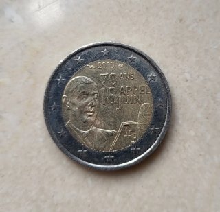 Moneda colección 2 euros. Francia