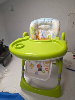 Trona Pali con cojín estampado
