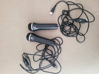 Micrófonos Logitech Negros (2 unidades)