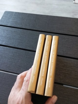 Libri Divina commedia 3 volumi mini.