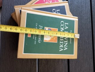 Libri Divina commedia 3 volumi mini.