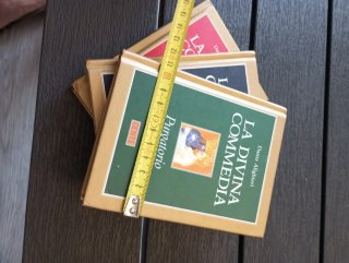 Libri Divina commedia 3 volumi mini.