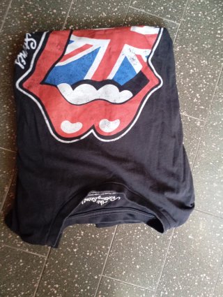 Maglietta Uomo The Rolling Stones Logo Labbra