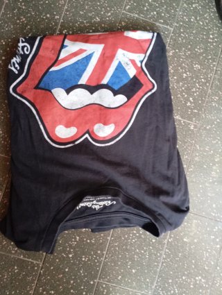 Maglietta Uomo The Rolling Stones Logo Labbra