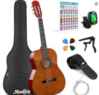 Guitarra Acústica Moukey MBG-01N + Accesorios