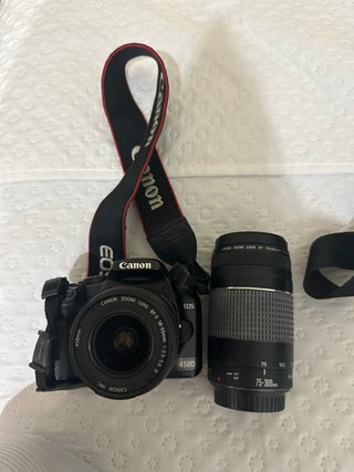 Canon 450D + Lente EF-S 18-55mm
