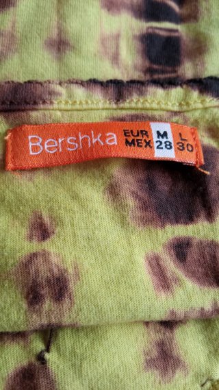 Top Halter Tie Dye Amarillo y Marrón