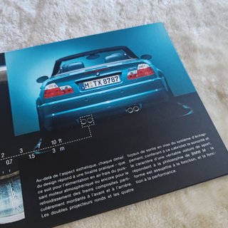 Catálogo BMW Série 3 E46 M3 2001 Original
