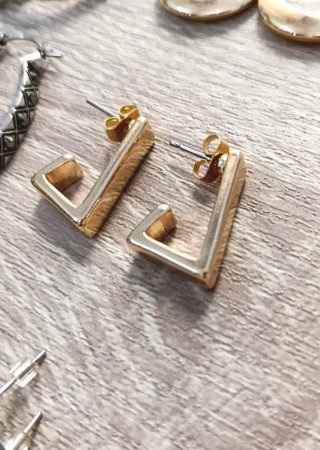 Lote pendientes variados dorados y plateados