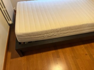 Cama 90 cm, estructura y colchón